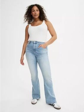 TORRID Perfect Slim Boot Vintage Stretch Light Wash Mid Rise Jeans